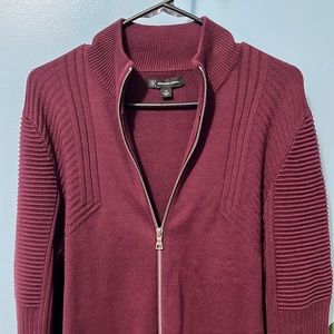 INC Full Zip Sweater
